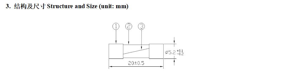 玻璃管保险丝图片