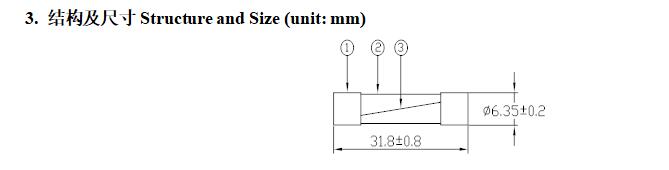 陶瓷慢断保险丝图片